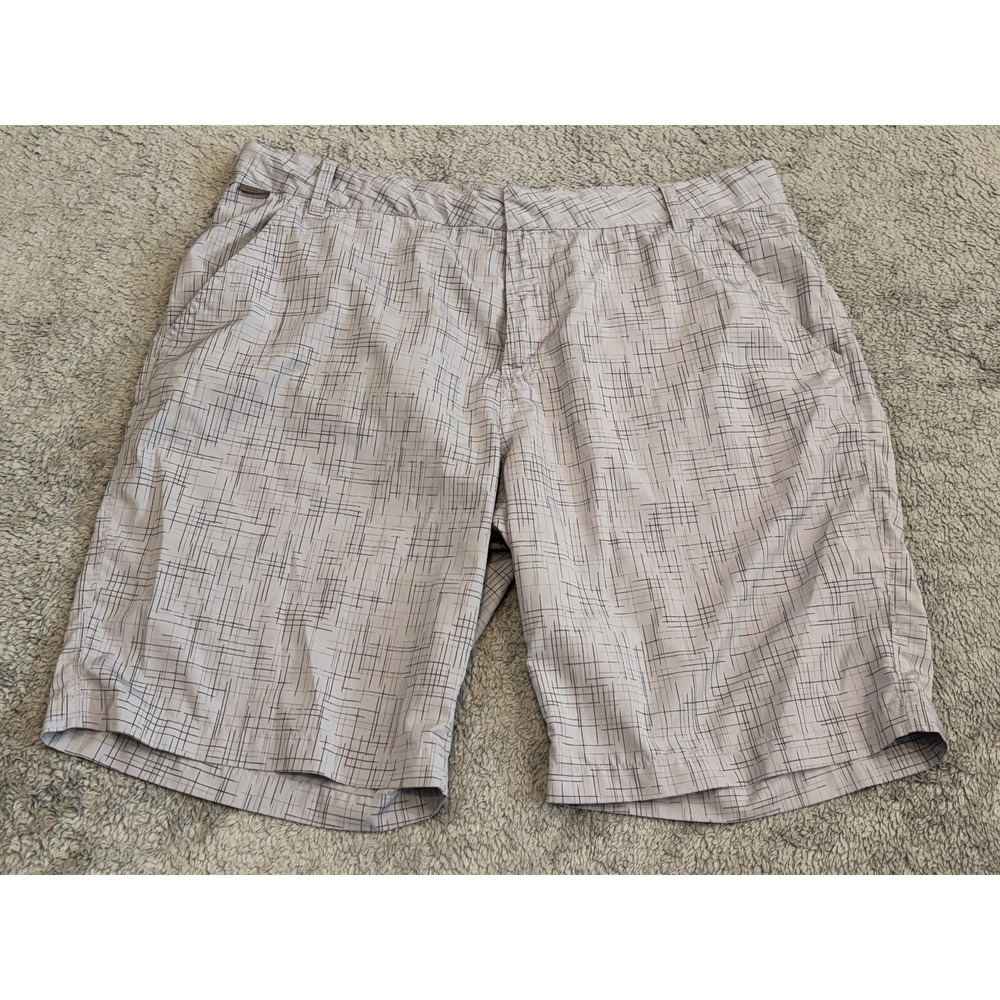 Merrell Select Wick Performance Shorts Mens 38 Gray Flat Front Hiking Outdoor